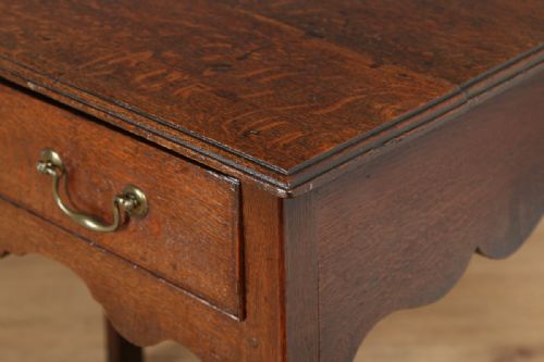 fig 4. George III Oak Provincial Side Table (Circa 1780)