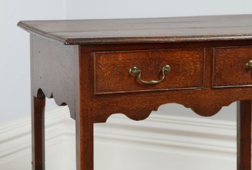 fig 5. George III Oak Provincial Side Table (Circa 1780)