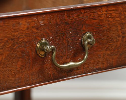 fig 6. George III Oak Provincial Side Table (Circa 1780)