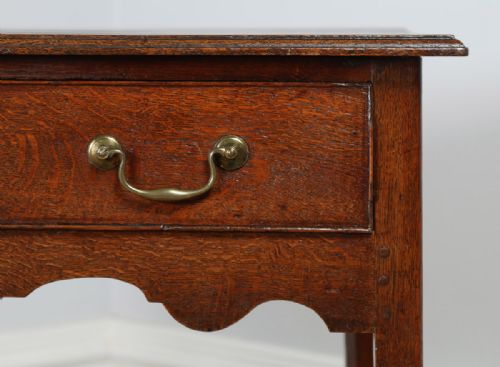 fig 7. George III Oak Provincial Side Table (Circa 1780)