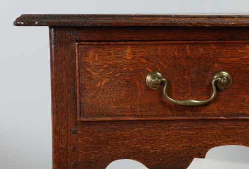 fig 8. George III Oak Provincial Side Table (Circa 1780)