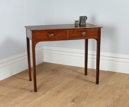 George III Oak Regency Side Table (Circa 1815)