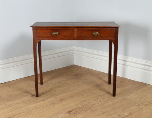 fig 1. George III Oak Regency Side Table (Circa 1815)