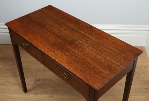 fig 2. George III Oak Regency Side Table (Circa 1815)