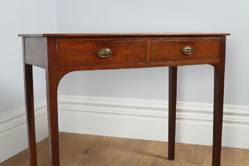 fig 3. George III Oak Regency Side Table (Circa 1815)
