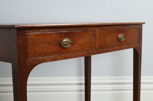 fig 4. George III Oak Regency Side Table (Circa 1815)