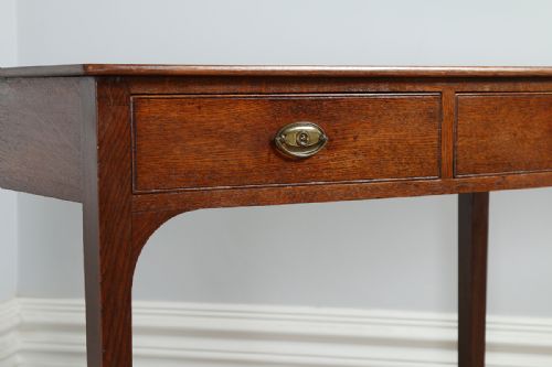 fig 5. George III Oak Regency Side Table (Circa 1815)