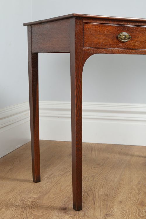 fig 6. George III Oak Regency Side Table (Circa 1815)
