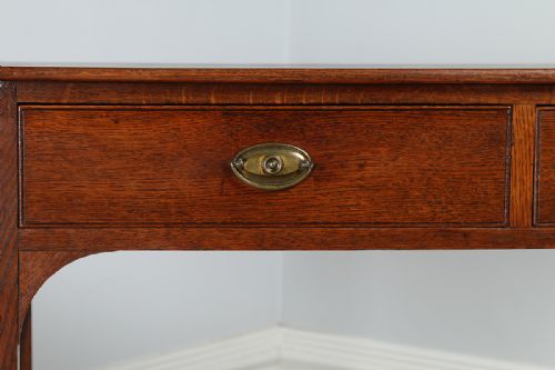 fig 7. George III Oak Regency Side Table (Circa 1815)