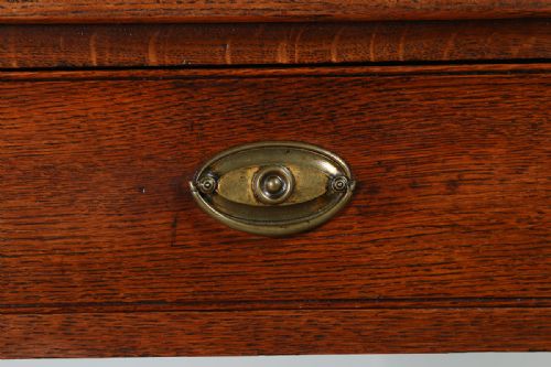 fig 8. George III Oak Regency Side Table (Circa 1815)