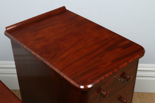 fig 3. Pair of Victorian Mahogany Bedside Chests (Circa 1860)