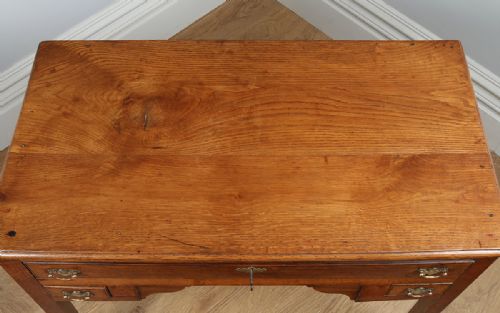 fig 2. George III English Oak Lowboy Side Table (Circa 1780)