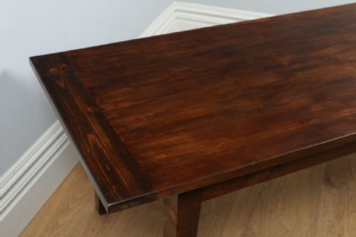 fig 5. French 7ft 11” Chestnut Kitchen Refectory Dining Table (Circa 1860)