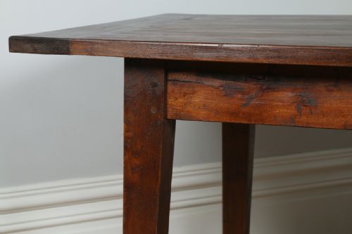 fig 7. French 7ft 11” Chestnut Kitchen Refectory Dining Table (Circa 1860)