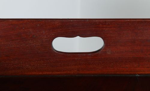 fig 6. Victorian Mahogany Butlers Drinks Tray Table & Stand (Circa 1850)