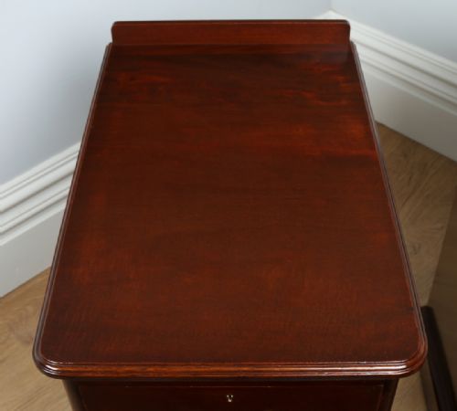 fig 2. Pair of Antique Victorian Mahogany Bedside Chests (Circa 1870)