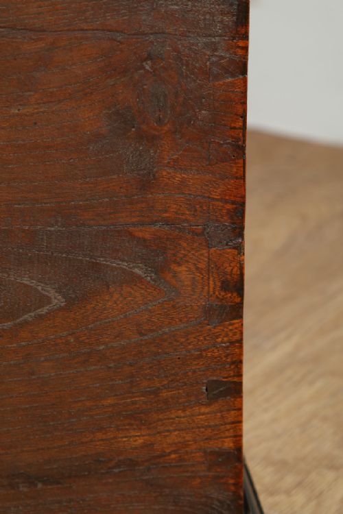 fig 5. Georgian Elm Six-Plank Trunk Blanket Box Chest Ottoman Kist (Circa 1800)