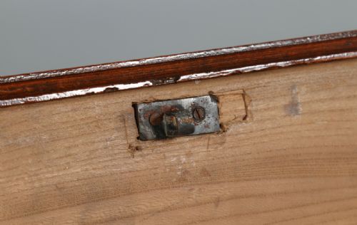 fig 8. Georgian Elm Six-Plank Trunk Blanket Box Chest Ottoman Kist (Circa 1800)