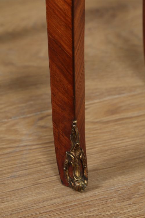 fig 8. Pair of French Louis XVI Tulipwood, Kingwood & Marquetry Serpentine Bombe Bedside Night Chests Cabinets Tables (Circa 1900)
