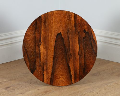 fig 1. William IV Ladies Rosewood Circular Sewing Box Work Table (Circa 1840)