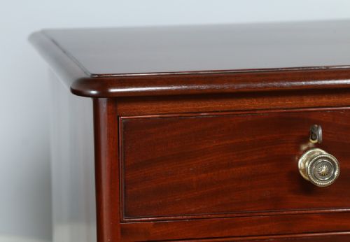 fig 4. Pair of Antique Victorian Mahogany Bedside Chests (Circa 1860)