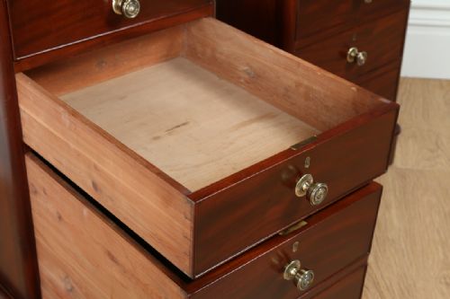 fig 9. Pair of Antique Victorian Mahogany Bedside Chests (Circa 1860)
