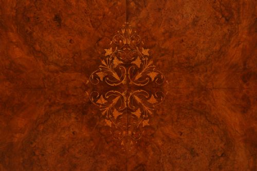 fig 3. Victorian Burr Walnut Inlaid Marquetry Tilt Top Oval Breakfast Loo Kitchen Dining Centre Table (Circa 1860)