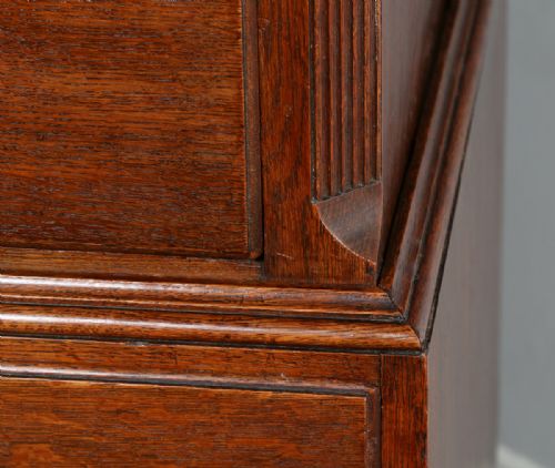 fig 4. English Georgian Oak Tallboy Chest on Chest of Drawers (Circa 1760)