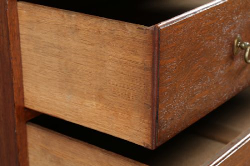 fig 8. English Georgian Oak Tallboy Chest on Chest of Drawers (Circa 1760)