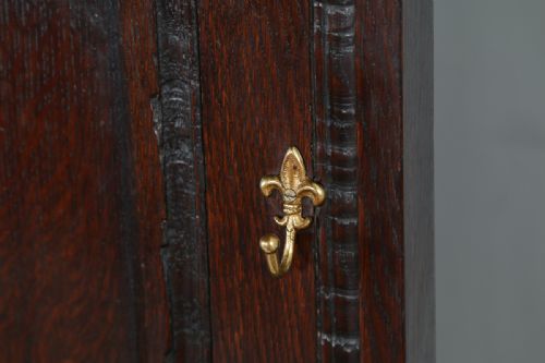 fig 5. Victorian Charles II Style King Size Oak Full Tester Four Poster Bed (Circa 1880)