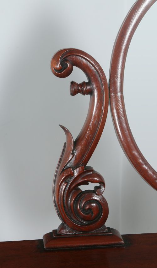 fig 5. Victorian Anglo Indian Colonial Teak Dressing Makeup Table With Mirror (Circa 1860)