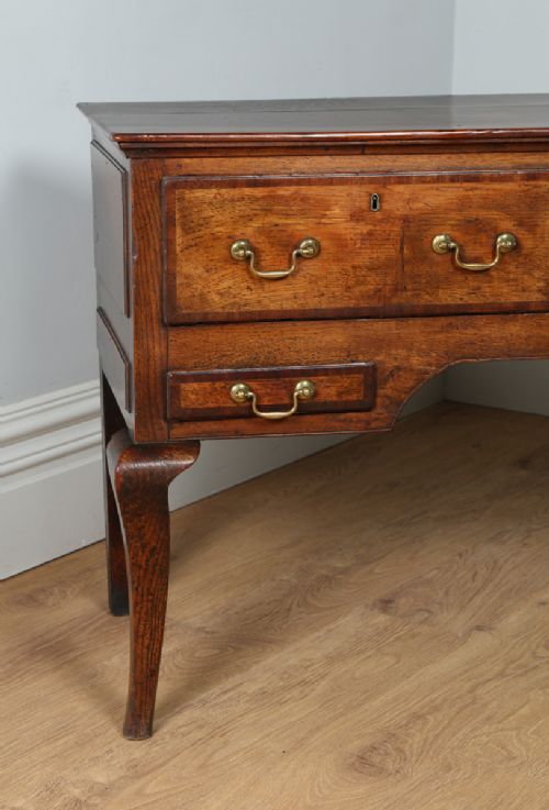 fig 2. George III Oak Shropshire Low Dresser Base Sideboard (Circa 1760 - 1780)