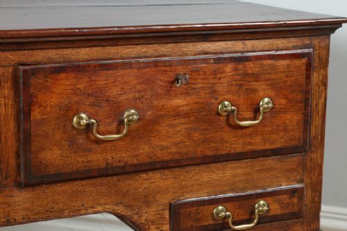fig 6. George III Oak Shropshire Low Dresser Base Sideboard (Circa 1760 - 1780)