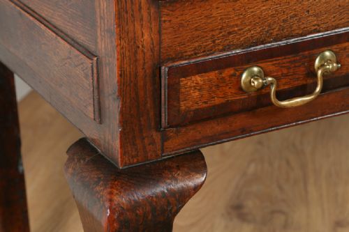 fig 7. George III Oak Shropshire Low Dresser Base Sideboard (Circa 1760 - 1780)