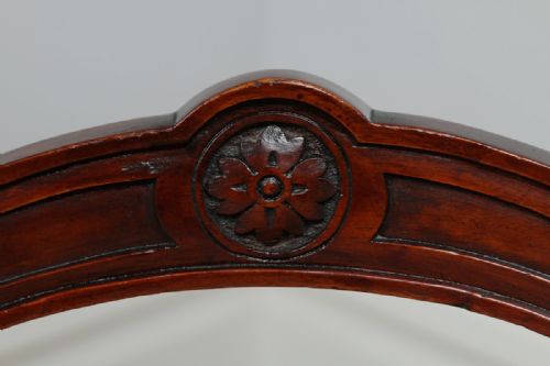 fig 6. Victorian Set of 12 Twelve Mahogany Carved Back Upholstered Dining Chairs Attributable to James Shoolbred & Co. (Circa 1880)