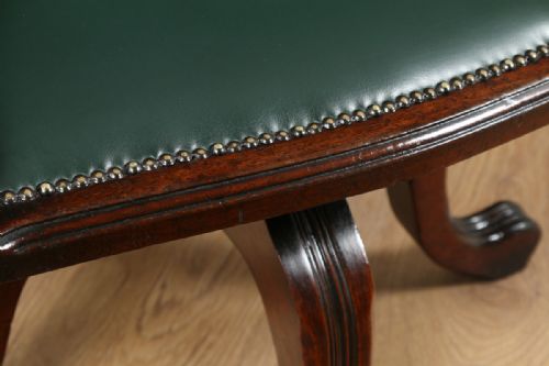 fig 8. Victorian Mahogany Revolving Office Desk Library Captains Chair (Circa 1890)