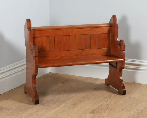 Victorian 2ft 10" Pine Church Pew (Circa 1860)