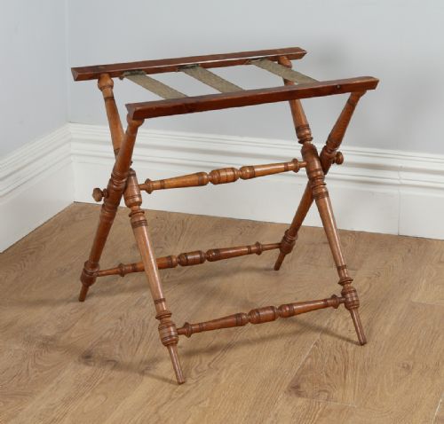 fig 5. Edwardian Oak Butlers Drinks Gallery Tray Side Table & Stand (Circa 1900)
