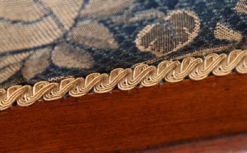 fig 3. George V Three Piece Mahogany & Cane Bergere Couch Settee Sofa Lounge Suite (Circa 1920)