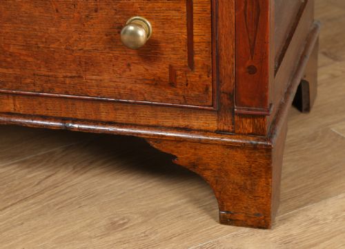 fig 5. Welsh (Anglesey) Georgian Oak & Mahogany Housekeepers Kitchen Food Cupboard Bookcase Dresser Display Cabinet (Circa 1810)