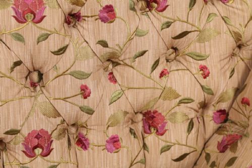 fig 6. Antique Victorian Mahogany Upholstered Floral Embroidered Chaise Longue Settee Couch Sofa (Circa 1850)