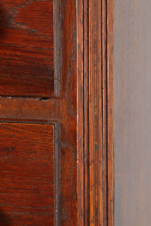 fig 2. English Georgian Oak Tallboy Chest on Chest of Drawers (Circa 1800)