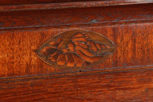 fig 5. English Georgian Oak Tallboy Chest on Chest of Drawers (Circa 1800)
