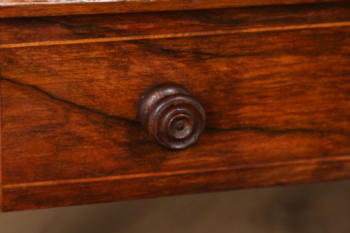 fig 5. Victorian Carved Figured Walnut Canterbury Magazine Rack (Circa 1860)