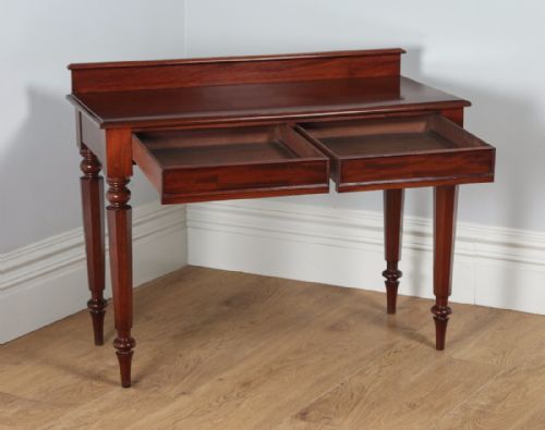 fig 8. English William IV Mahogany Console Side Table (Circa 1830)
