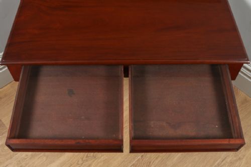 fig 9. English William IV Mahogany Console Side Table (Circa 1830)