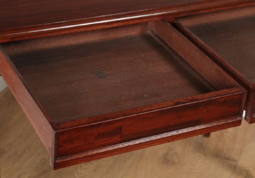 fig 10. English William IV Mahogany Console Side Table (Circa 1830)