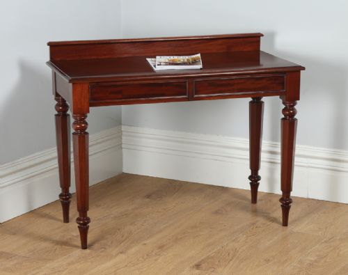 English William IV Mahogany Console Side Table (Circa 1830)