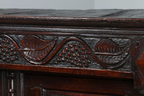 fig 5. Charles II Lancashire Oak Court Press Cupboard (Circa 1680)