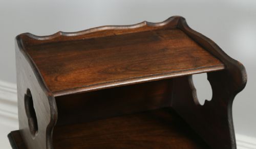 fig 3. Antique Pair of French Louis XV Style Chestnut Bedsides Cabinets (Circa 1920)